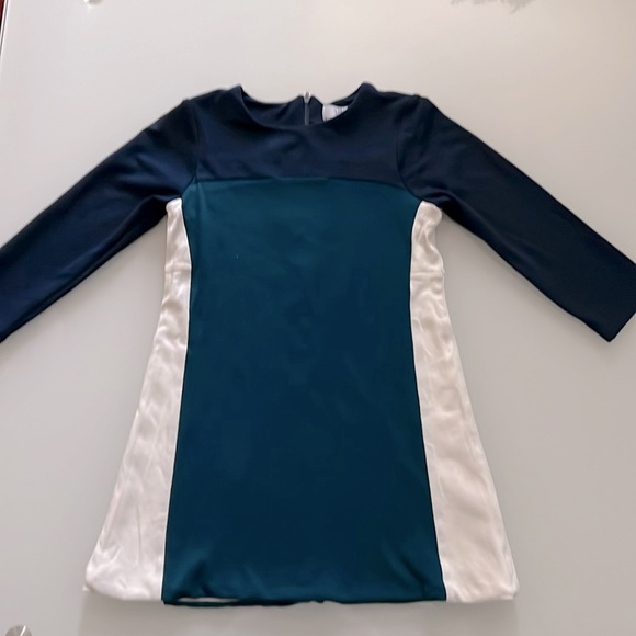 Florence Fancy Girls Dress Long sleeved Tri color. Sz 8 - Picture 2 of 9